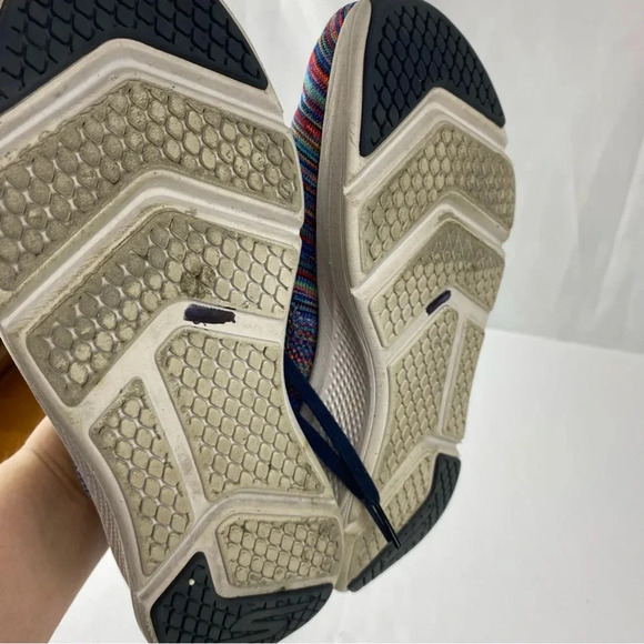 Skechers Womens 8 Go Run Elevate Multicolored Knit Athletic Shoes Lace-Up - Picture 6 of 6